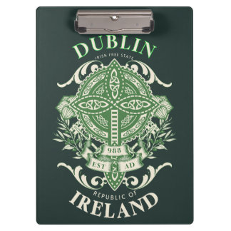 Pranchetas Dublin Irlanda Cruz Celta Celta
