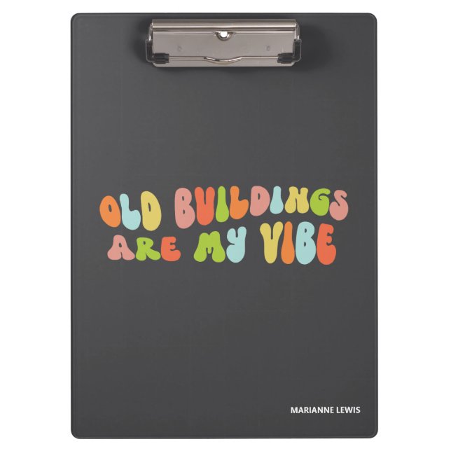 Pranchetas Edifícios Antigos São A Minha Visão, Preservação H (Frente)