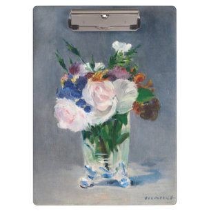 Pranchetas Edouard Manet - Flores num Vaso Cristal