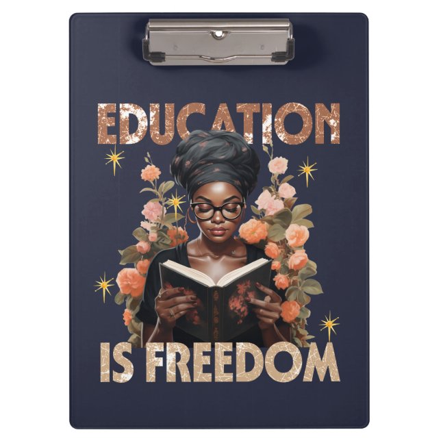 Pranchetas Educação é liberdade O professor ganha história ne (Frente)