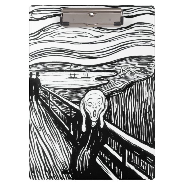 Pranchetas Edvard Munch - A litografia do Gritar (Frente)