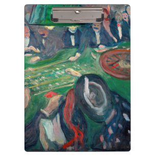 Pranchetas Edvard Munch - A Mesa Roulette em Monte Carlo