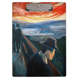 Pranchetas Edvard Munch - Humor Doente no Sunset, Desespero 1