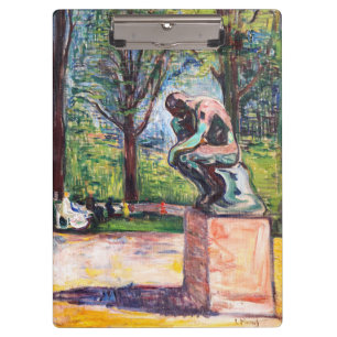 Pranchetas Edvard Munch - O Pensador de Rodin