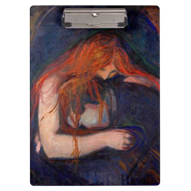 Pranchetas Edvard Munch - Vampiro / Amor e Dor (Frente)