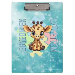 Pranchetas Egyedinek születtem – kedves zsiráfos design