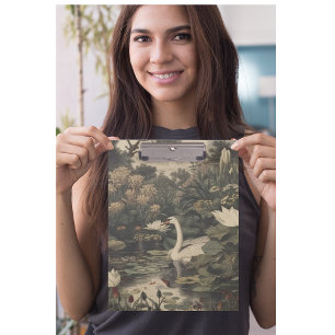 Pranchetas Elegância Botânica - Cisne na Floresta