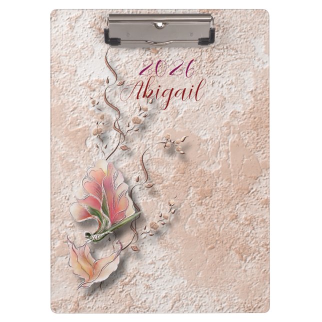 Pranchetas Elegant Nature Embossed  clipboard  (Frente)