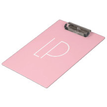 Elegante inicial moderna minimalista em rosa paste