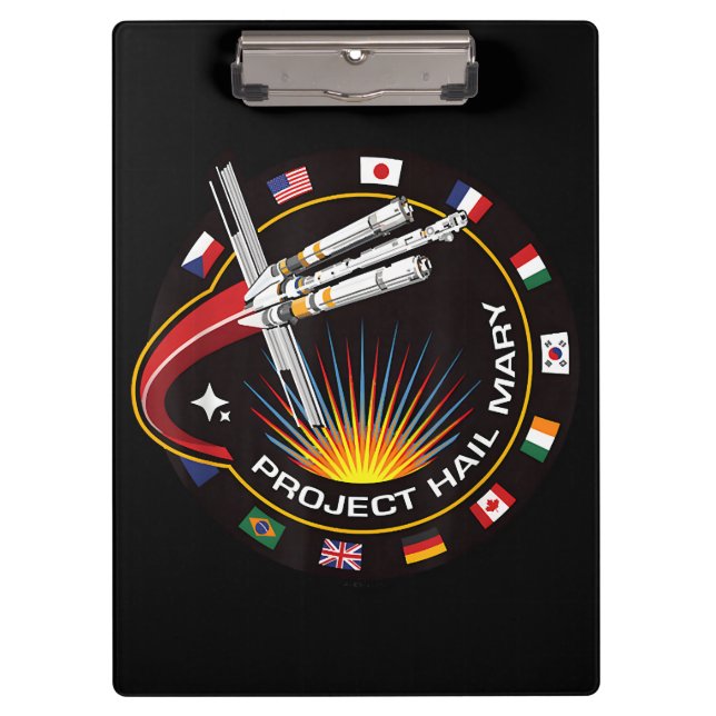 Pranchetas Emblema de Missão Espacial (Frente)