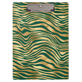 Pranchetas Emerald e Dourado Safari Series Design 4