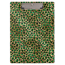 Pranchetas Emerald e Dourado Safari Series Design 8