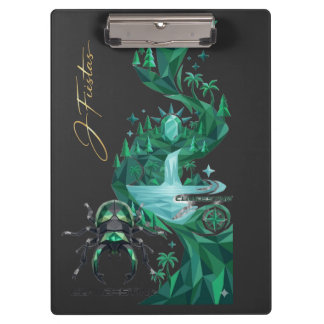 Pranchetas “Emerald Island Beetle – Nature Art 