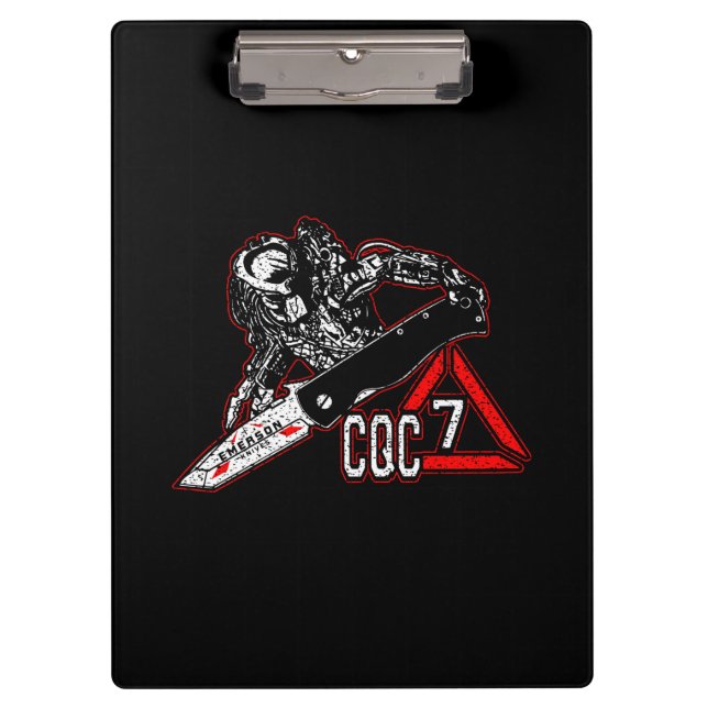 Pranchetas Emerson Knives CQC-7 Predator Toalha de Golfe Bran (Frente)