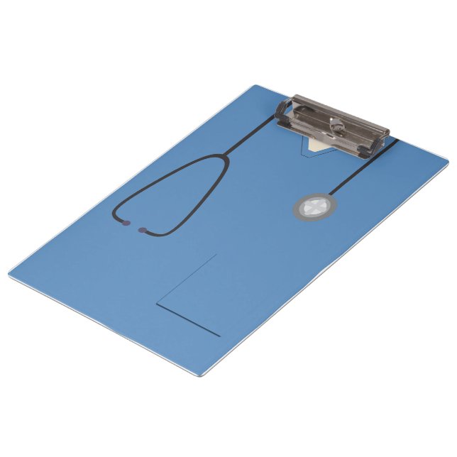 Pranchetas Enfermeira Médica Blue Clipboard (Inclinado)