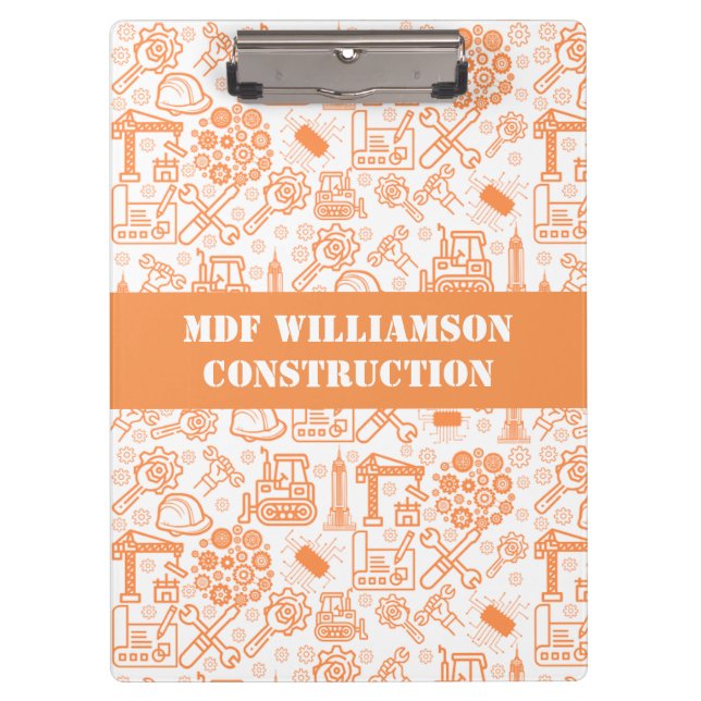 Pranchetas engenheiro branco e castanho de arquitetura Bluepr (Frente)