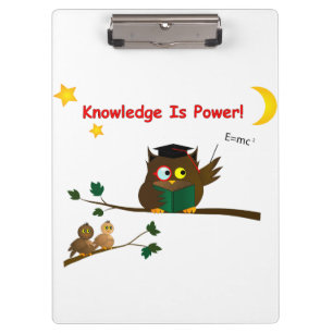 Pranchetas Ensinando Wise Owl