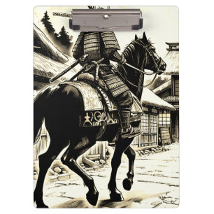 Pranchetas Epic Samurai Rider Impressão de Arte de Manga