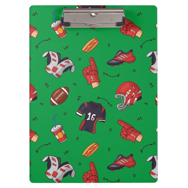 Pranchetas Equipamento desportivo de futebol, Comida e bebida (Frente)