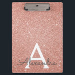 Pranchetas Escola de Monograma Dourada Rosa Rosa Rosa Rosa Ro<br><div class="desc">Rosa rosa rosa rosa Dourada Cinza Esfarelo,  Coleção,  Trabalho,  Festa de solteira,  Festa de aniversário ou Área de Transferência de Chás de panela. Esta Área de Transferência pode ser personalizada para incluir o seu nome inicial e próprio.</div>