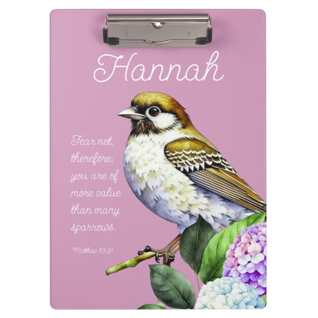 Pranchetas Escritura Mateus 10:31 (Frente)