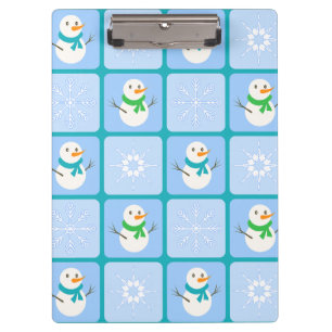 Pranchetas Espelho de neve e flocos de neve com verificação d