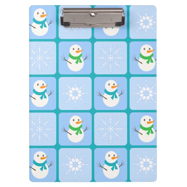 Pranchetas Espelho de neve e flocos de neve com verificação d (Frente)