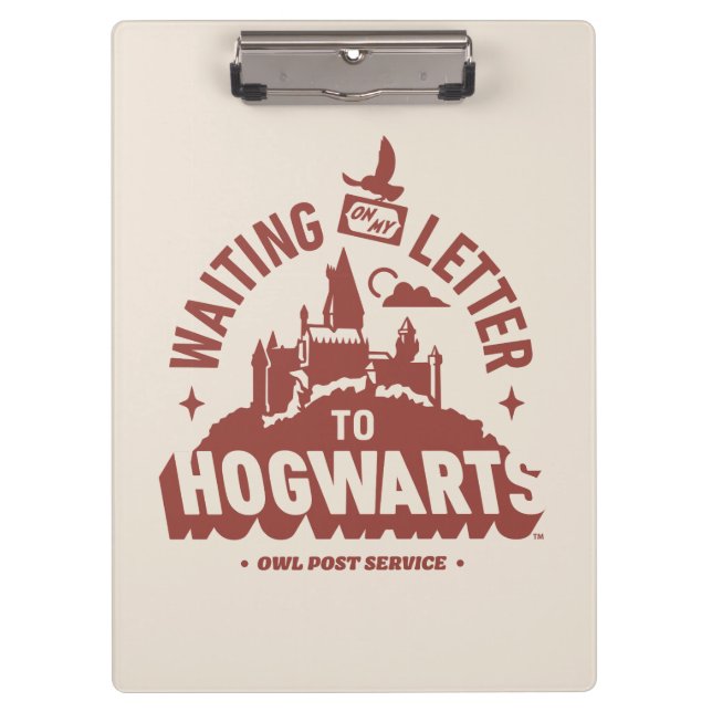 Pranchetas Esperando minha Carta para HOGWARTS™ (Frente)