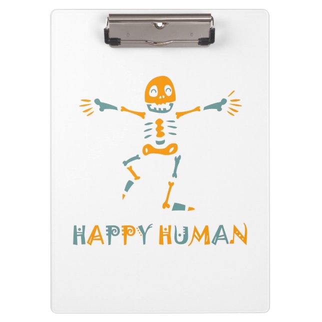 Pranchetas Esqueleto humano feliz (Frente)