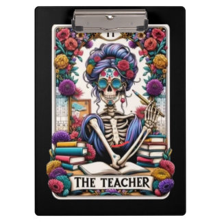 Pranchetas Esqueleto Professor de Tarot – Esqueleto Místico