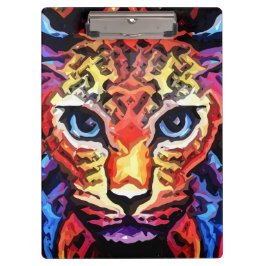 Pranchetas Esse Visual Colorido de Leopardo 