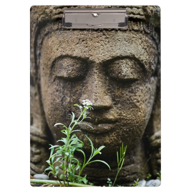 Pranchetas Estátua de jardim de pedra com flor (Frente)