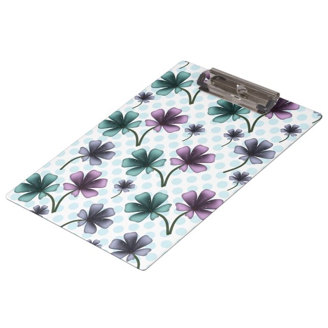 Pranchetas Estojo personalizado com padrão floral para iPhone (Inclinado)