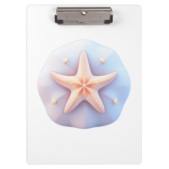Pranchetas Estrela-do-mar em uma Pedra de Forma Única (Frente)