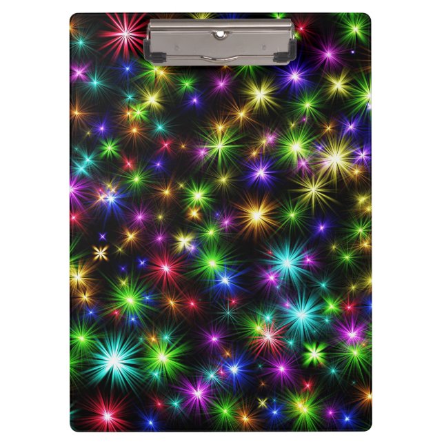 Pranchetas Estrelas de Natal Multicolores - 57191 (Frente)