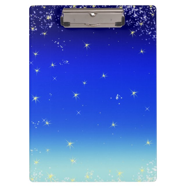 Pranchetas estrelas em azul (Frente)