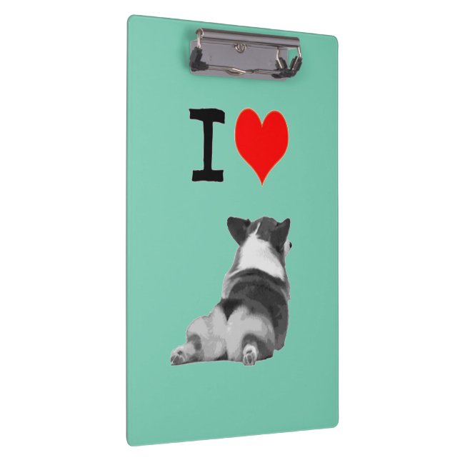 Pranchetas Eu amo bumbuns do Corgi (Direita)