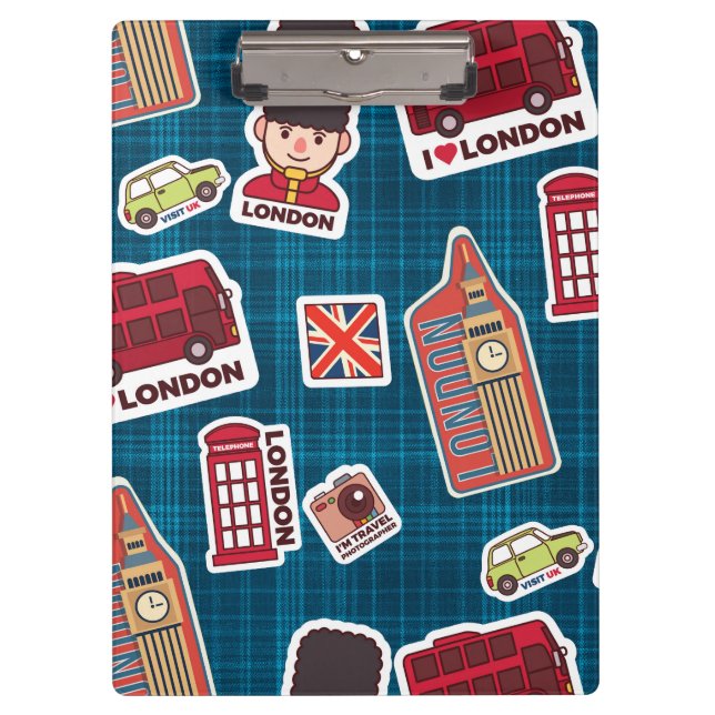 Pranchetas Eu amo Londres (Frente)