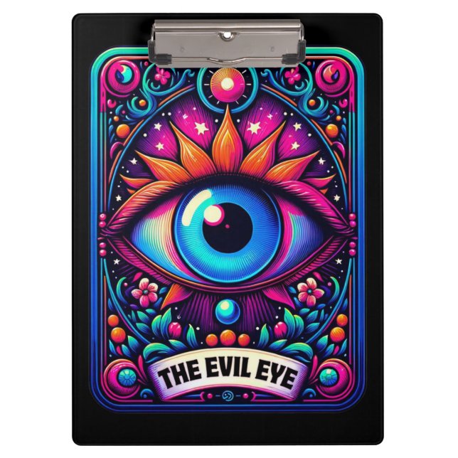 Pranchetas Evil Eye Tarot | Proteção Mística (Frente)