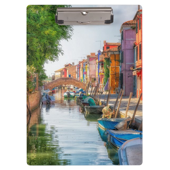 Pranchetas Explore o Charme Vibrante de Burano (Frente)