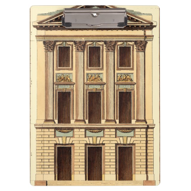 Pranchetas Facada arquitetônica de Jean Deneufforge (Frente)