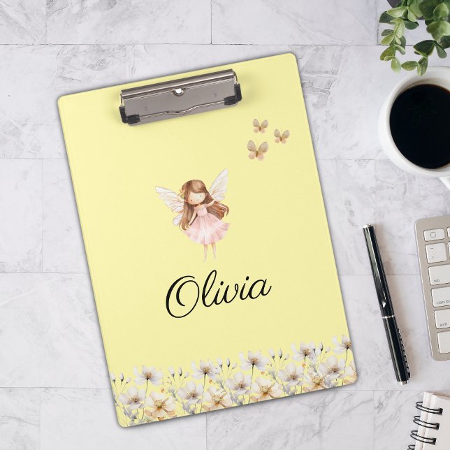 Pranchetas Fairy Cute Garden Encantado Nome Personalizado (Criador carregado)