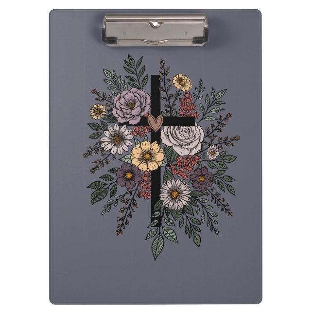 Pranchetas Faith and Flowers (Frente)