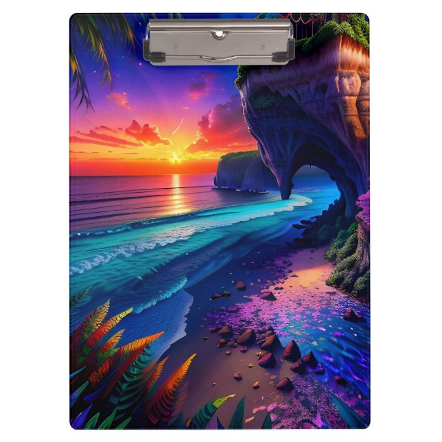 Pranchetas Fantasy Tropical Beach Four (Frente)