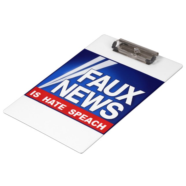 Pranchetas Faux News (Inclinado)