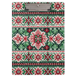 Pranchetas Feira de Natal/Inverno vermelha e verde