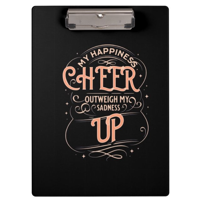 PRANCHETAS  FELICIDADE ALEGRAR CLIPBOARD  (Frente)