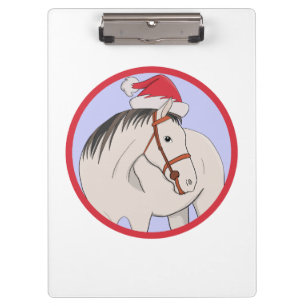 Pranchetas Feliz Cavalo de Natal