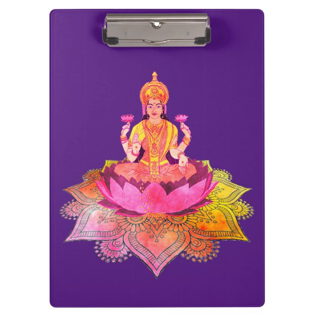 Pranchetas Feliz Diwali - Deepalavi Lakshmi Deusa 4 (Frente)