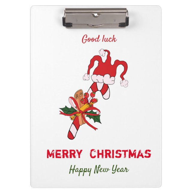 Pranchetas Feliz Natal e Ano Novo Minimalista (Frente)